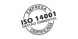Logo da certificação ISO 14001 Gestão Ambiental