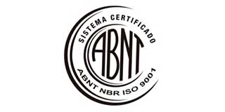 Logo da certificação ISO 90001 ABNT